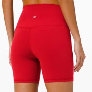 NEW LULULEMON High Rise Align 6” short size 6